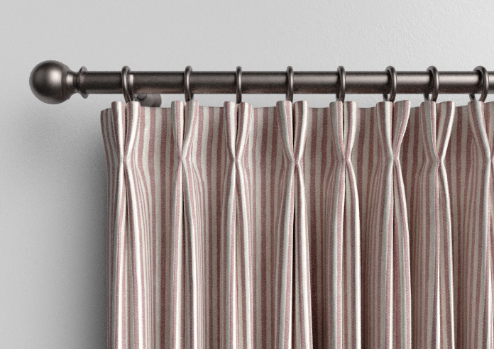 Emily Bond Oscar Stripe, Raspberry - Made to Measure Curtains - Image 10